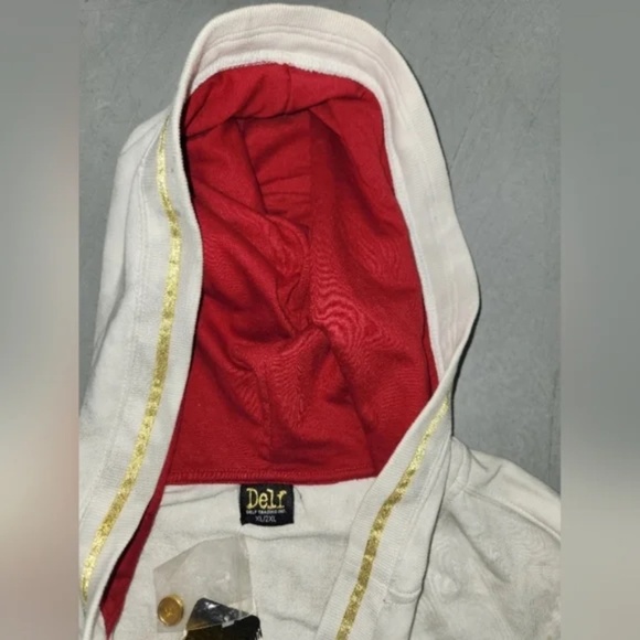 Delf Grey and Red Hoodie - Picture 4 of 8